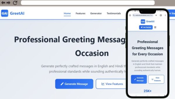 FREE AI Prompt: Create Greeting Messages Generator Tool