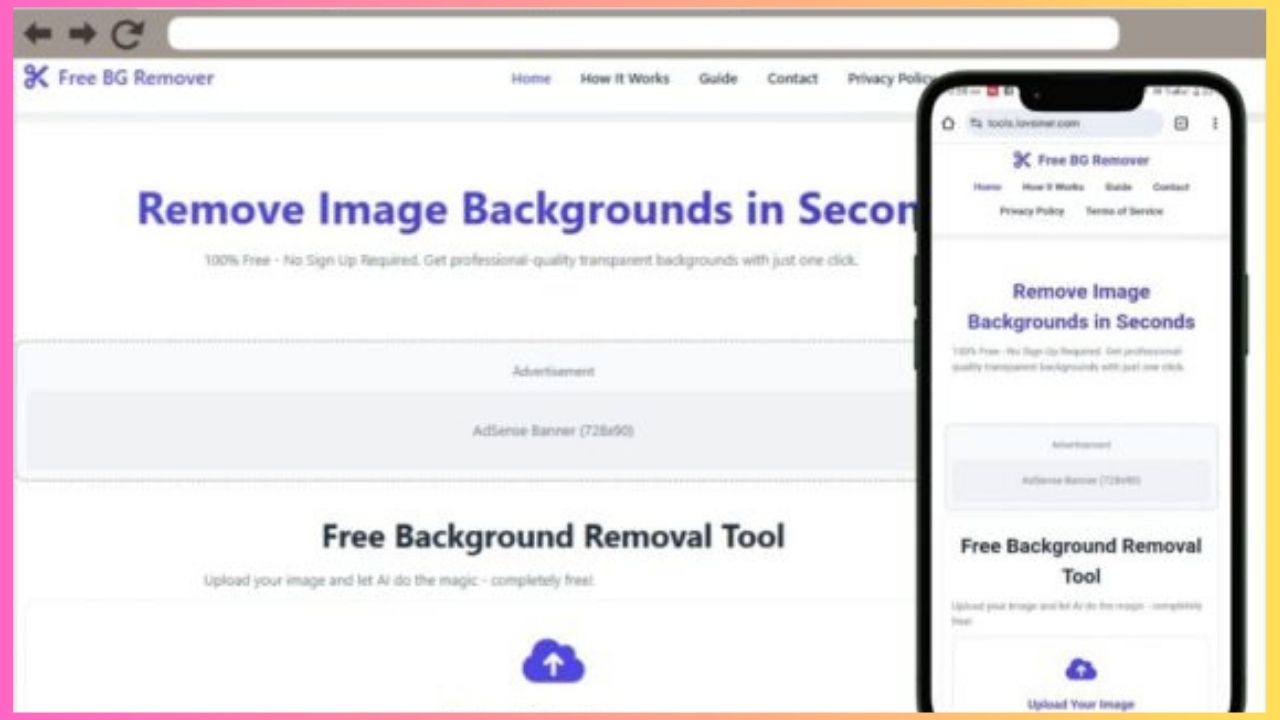 Download a free, powerful AI prompt to create a perfect image background remover website with header, footer, dark mode & more. No coding needed!