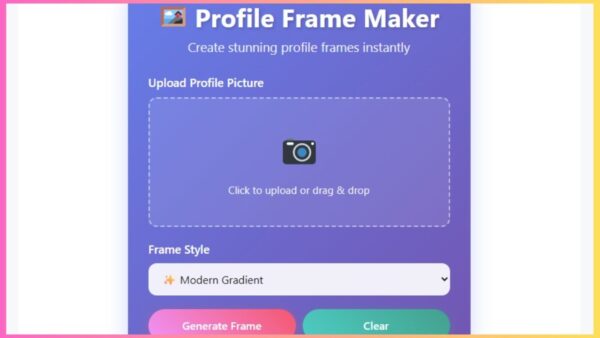 FREE AI Prompt: Create Profile Frame Maker Tool