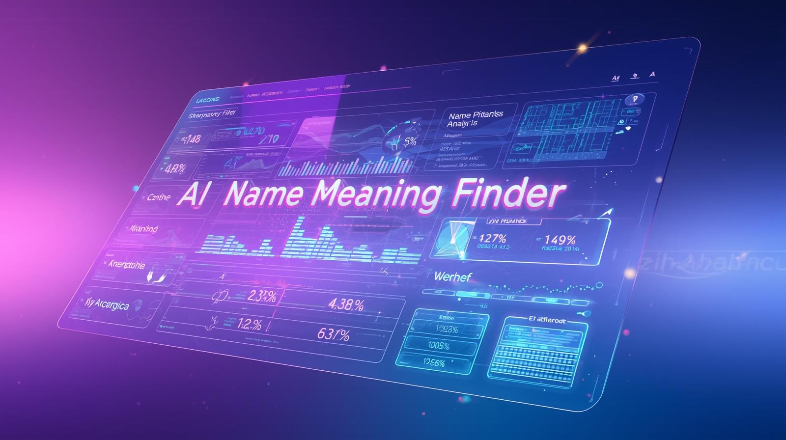Use our free AI Name Meaning Finder to uncover your name's hidden meaning, origin, lucky number, and personality traits. Instant analysis with no signup required. Try now!