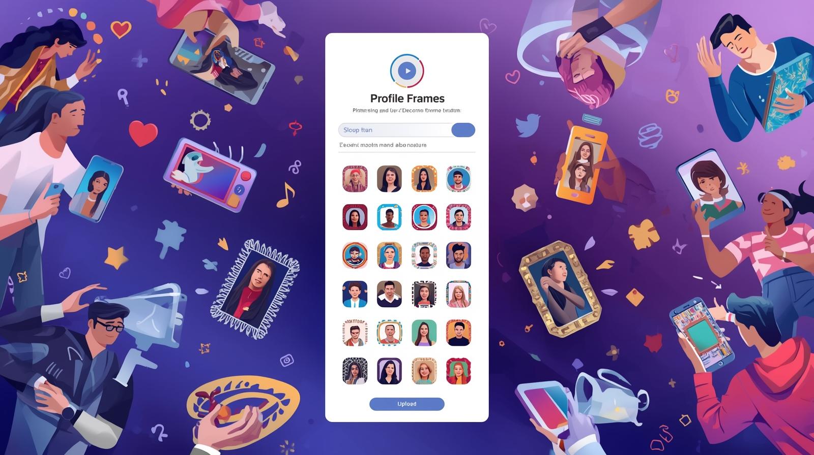 Design stunning profile pictures with our free Profile Frame Maker. Add custom borders, text, and decorations for Facebook, Instagram, YouTube, and all social media platforms.