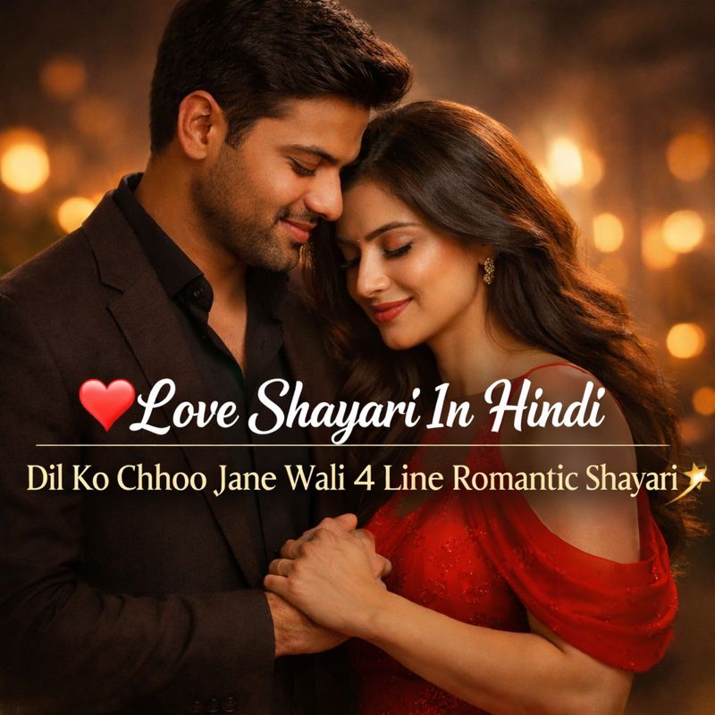Love Shayari, Romantic Shayari, Hindi Love Shayari, Relationship Trust, Emotional Bonding, Life Partner Love, Lifestyle Romance, Pure Hindi Shayari