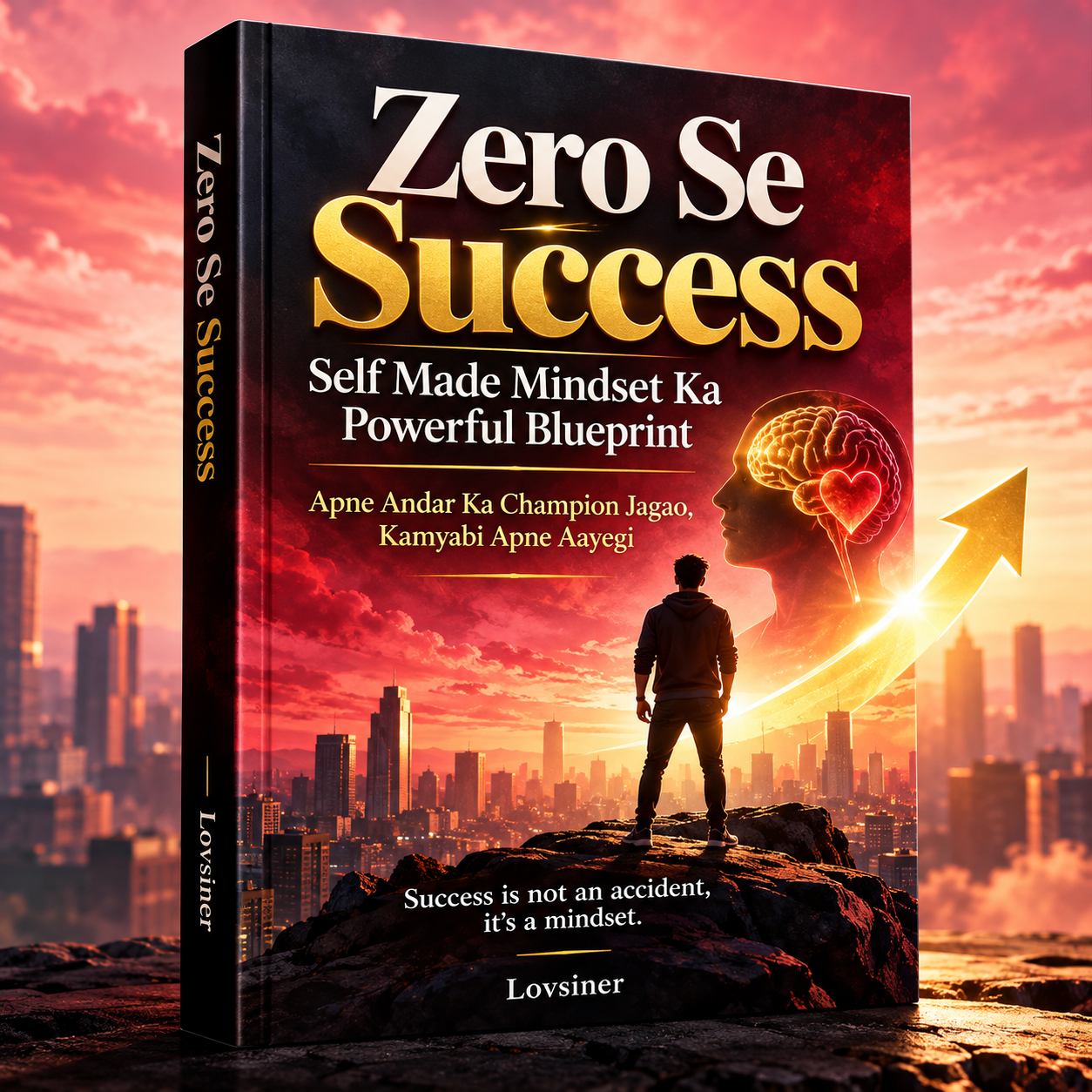 Zero Se Success – Self Made Mindset Ka Powerful Blueprint, a 20-page Hinglish self-help PDF eBook by Lovsiner