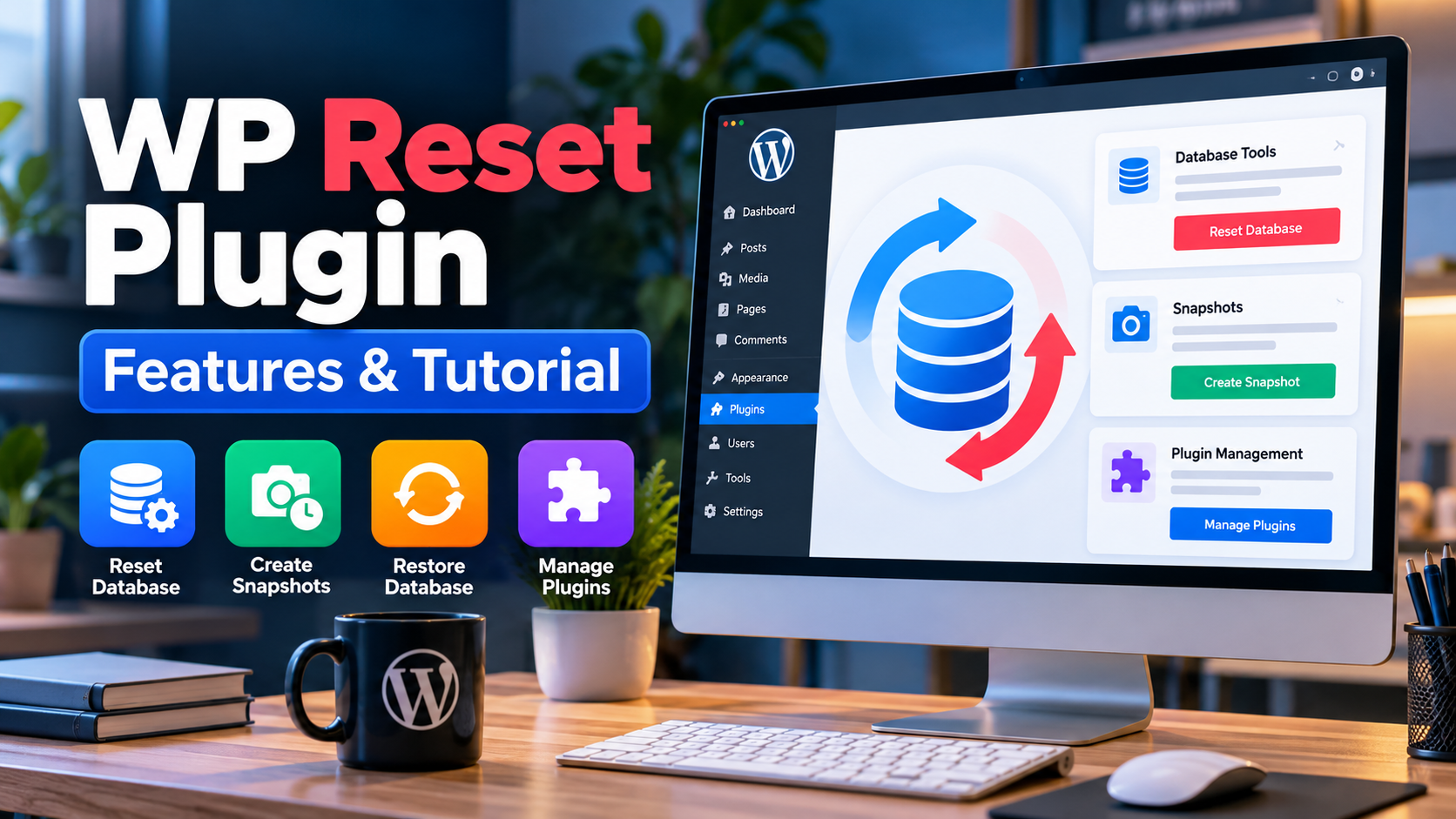 WP Reset Plugin For WordPress Database Reset, Snapshots, And Website Development